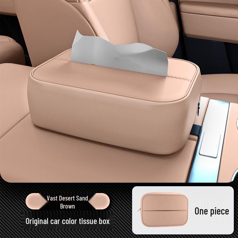 Compatible with Hao Bo HL Tissue Box 25: Car Armrest Hanging Tissue Bag for Seat Back