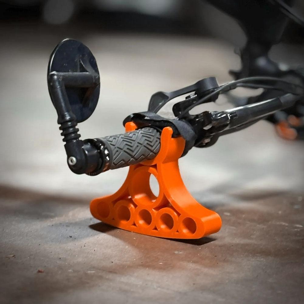 Bike Handlebar Bracket Multifunctional MTB Maintenance Handlebar Stand Bicycle Handlebar Clip-On Stabilizer Cycling Accessory