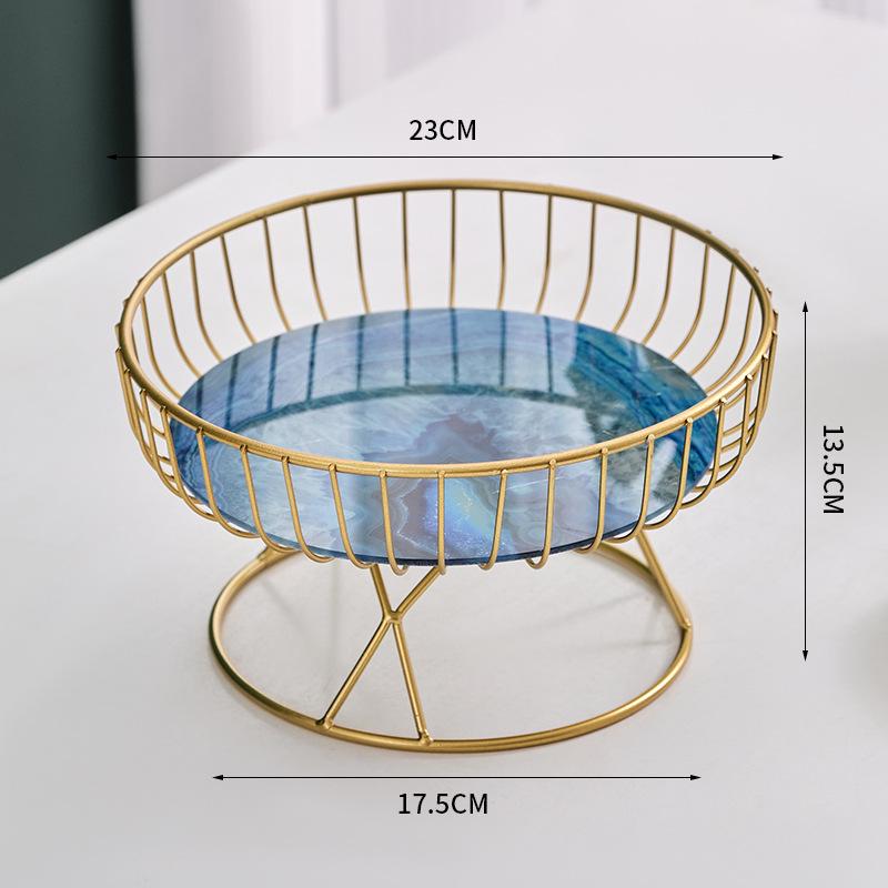 High-Value Celebrity Fruit and Snack Plate for Living Room