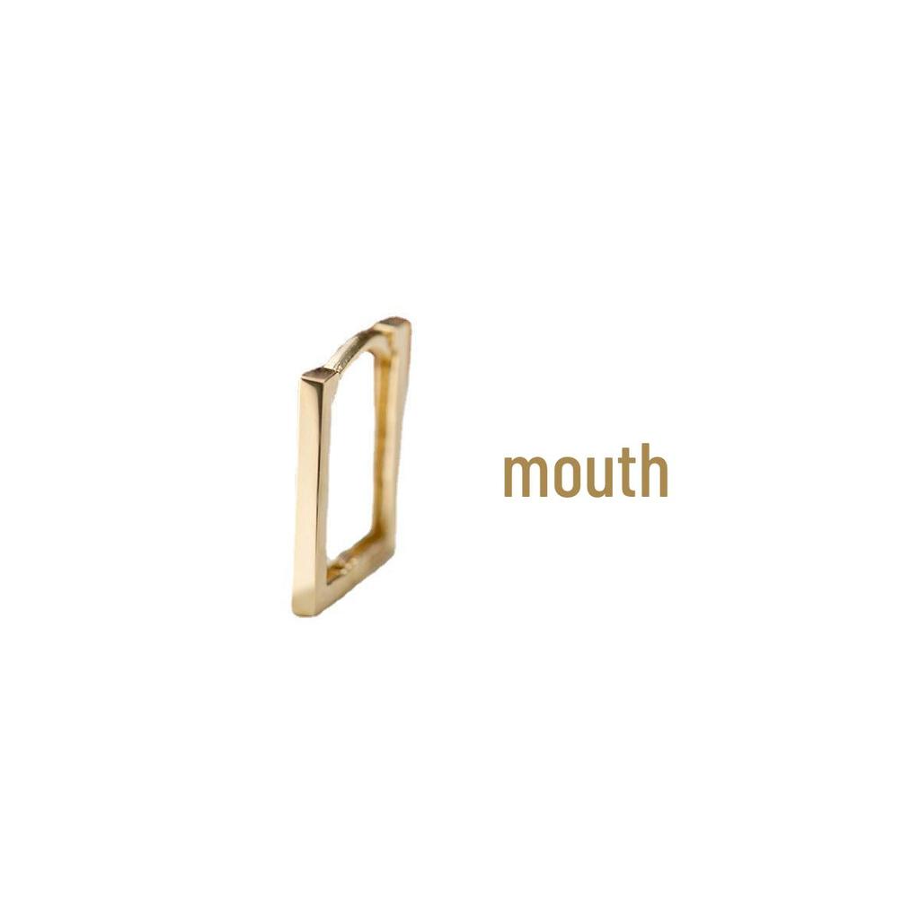 Elegant 3D Gold-Plated S925 Sterling Silver Ear Cuffs for Women