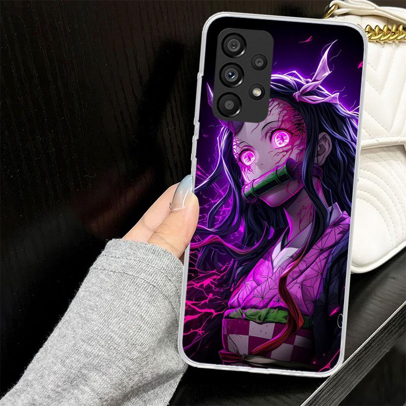 Kamado Nezuko Demon Slayers Case for Samsung Galaxy A52 A42 A32 A22 A12 A51 A50 A02S Phone Cover A41 A31 A21S A40 A30S A20E A10S