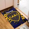 Custom Name Juniors FC Emblem Rug Game Carpet, Floor Mat for Bedroom Living Room Entryway Rug, Home Decor Idea Gift for Christmas birthday