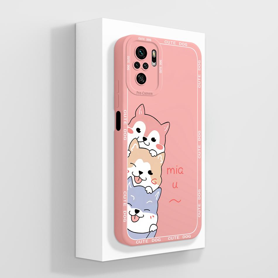 For Redmi Note 10 10T 10S Phone Case Fashion Soft Liquid Silicone Full Protection Back Cover For Redmi Note10 10 S 10 T Fundas