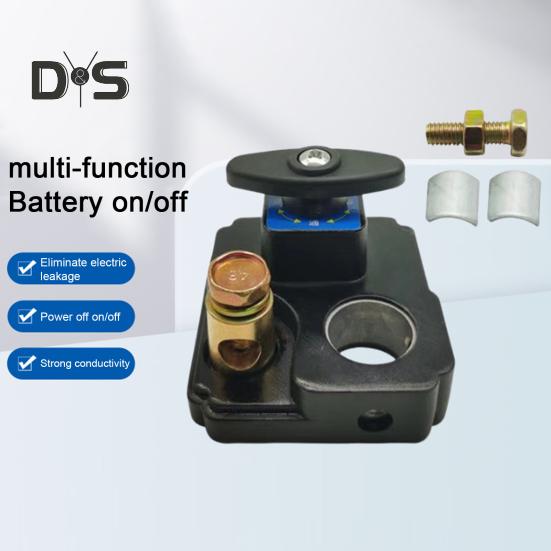 Battery Disconnect Isolator Switch for Car Truck Boat 12V 24V Universals Battery Switches Heavy Duty Power Cut Master Switch Disconnect Isolator for