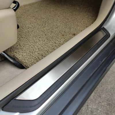 4pcs For Mazda 2 Car Door Sill Trim Protect Accessories Auto Pedal Cover Styling Interior Stickers 2024 2025