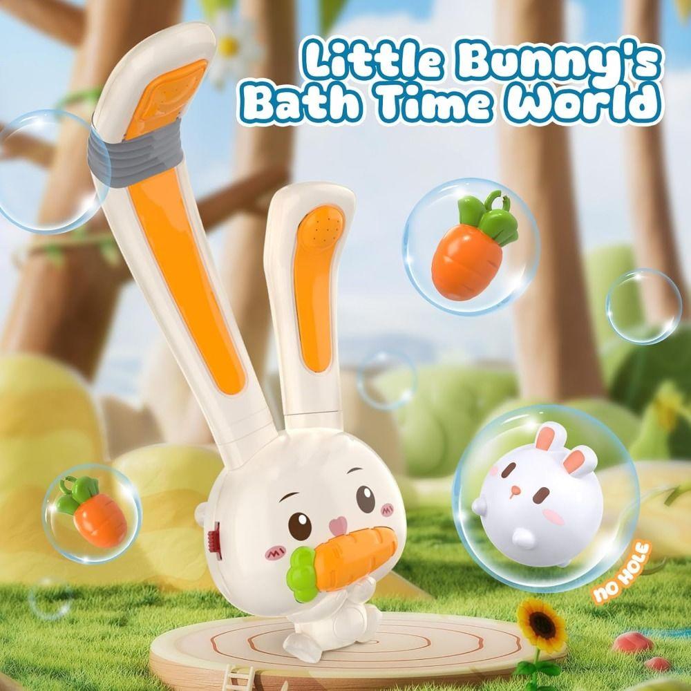 with Shower Heads Baby Electric Water Spray Toy Retractable Rabbit Electric Bath Toys Gift