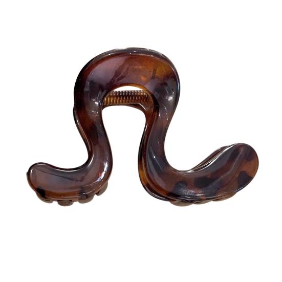 Damen Haarklammer Geometrische Form Anti-Rutsch-Zähne Haarspange Dusch-Hinterkopf-Haarspange Haaraccessoires