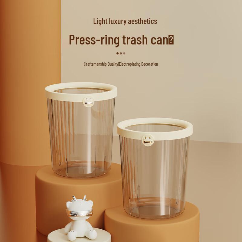 TAYHEE Transparent Trash Can