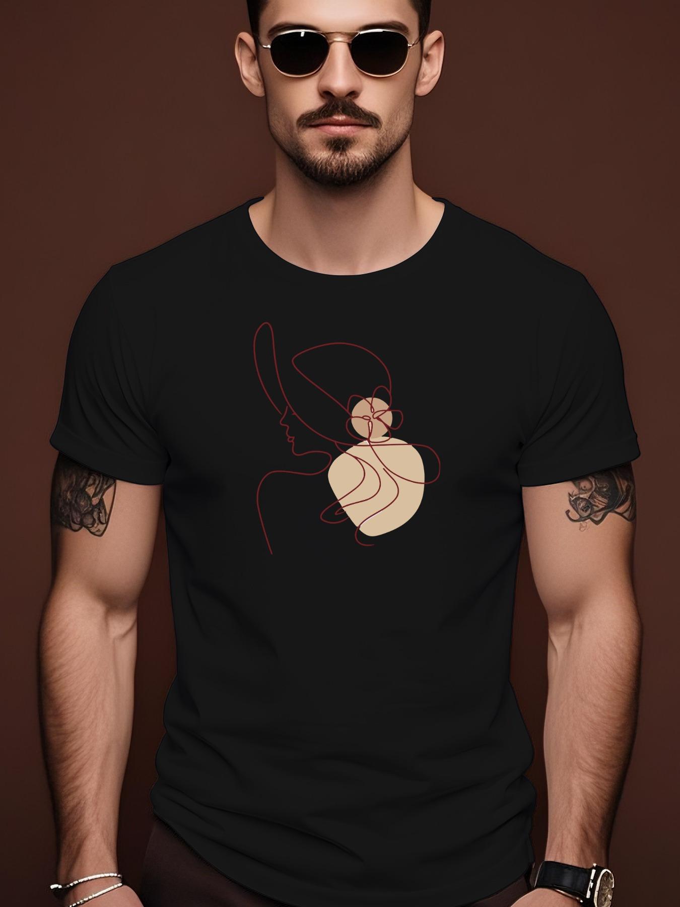 Summer Short Sleeve Tshirt - Lightweight Breathable Round... M