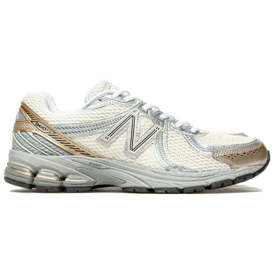New Balance 860v2 Sea Salt Gold Metallic Unisex Sneakers  ML860SG2