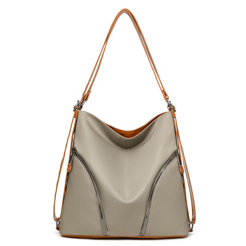 Винтажная сумка через плечо большой вместимости многофункциональный рюкзак женская сумка-тоут серый 2290₽