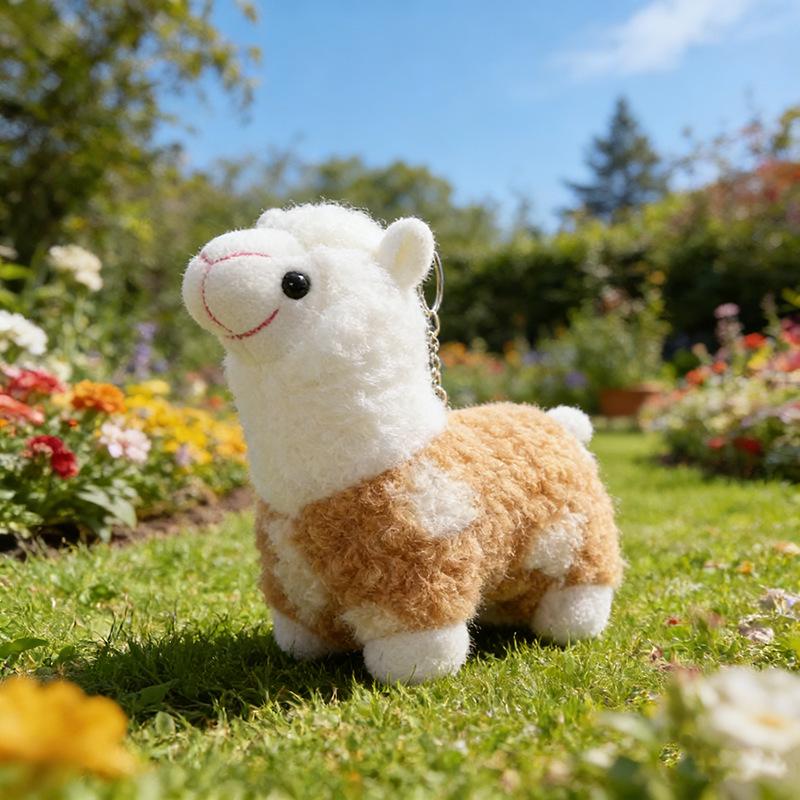 Kawaii Sheep Doll Keychain Plush Toy Pendant