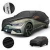 Motoforti All-Weather Waterproof Car Cover - UV-Resistant Outdoor Full Exterior Protection for Kia E-Niro 2016- 210D-PU