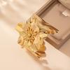 DIEZI Personalisierte Punk Blume Blätter Armreifen Armspangen Für Frauen Vintage Gold Farbe Metall Armspange Punk Neu Geschenk Schmuck
