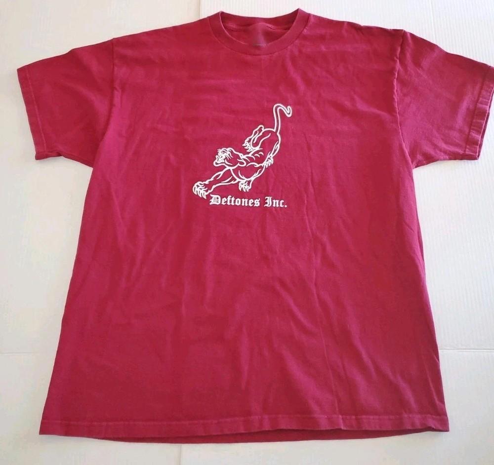 Футболка Deftones Эпоха White Pony 2001 Deftones Inc Пантера Размеры S-5XL Репринт Унисекс Футболка XL