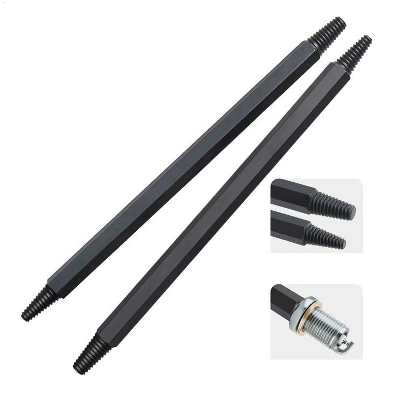 Spark Plug Removal Tool Damaged Spark Plug Repair Tool Double-Ended Reverse Thread Tap for Motorcycle Mechanic Workshop