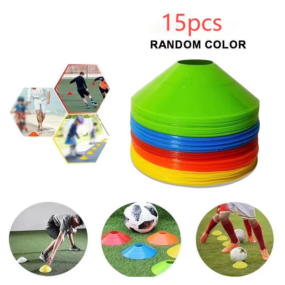 10/20/30pcs Soccer Training Sign Dish Pressure Resistant Cones Marker Discs Bucket Outdoor Basketball Football Training Sports