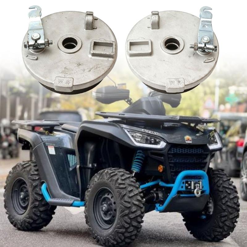 Round Front Brake Assembly Replacement Part for 110Cc Small Vehicle UTV Go-Kart Repair Use Front Brake Service