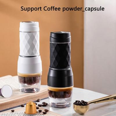 Mini-Kaffeemaschine, tragbare Kaffeemaschine, Sanduhr, amerikanische manuelle Hand-Espressomaschine für Zuhause und unterwegs