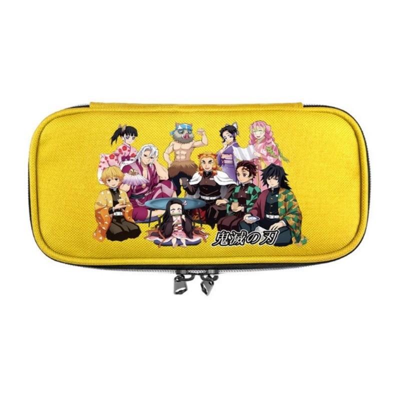 Demon Slayer Print School Handheld Pencil Case Stationery Box