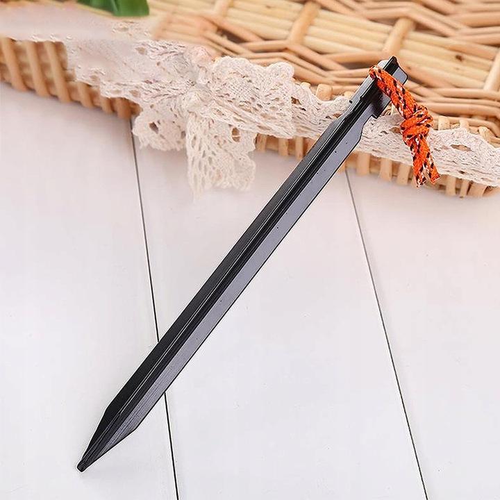 12 Szt 18Cm Śledzie Do Namiotu Typu Y Na Kemping, Plażę, W Góry + Torbą