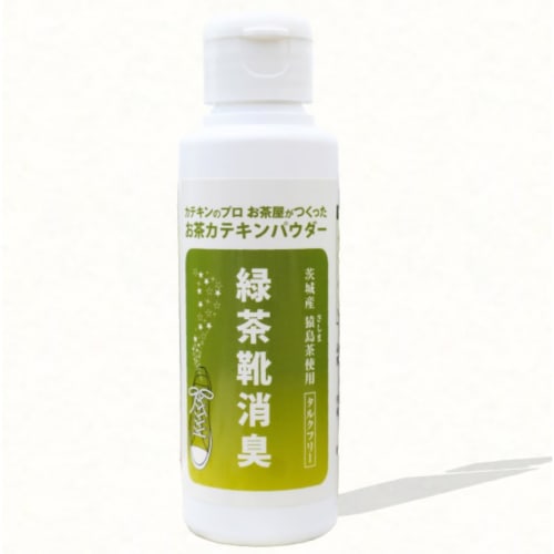 

[Matsuda Seicha Официальный] Чайный катехин Зеленый чай Дезодорирующий порошок для обуви (1 флакон, примерно 55 применений) Сделано в Японии, Без алюминия и талька, Натуральный
