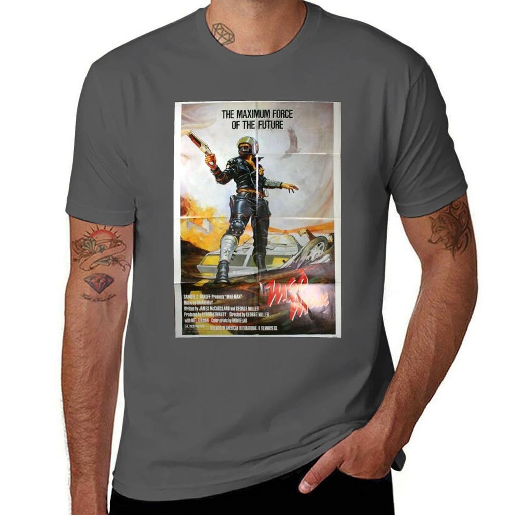 Mad Max Original Poster Tshirt T Shirt Unisex Casual Graphic T Shirts For Unisex Tshirt