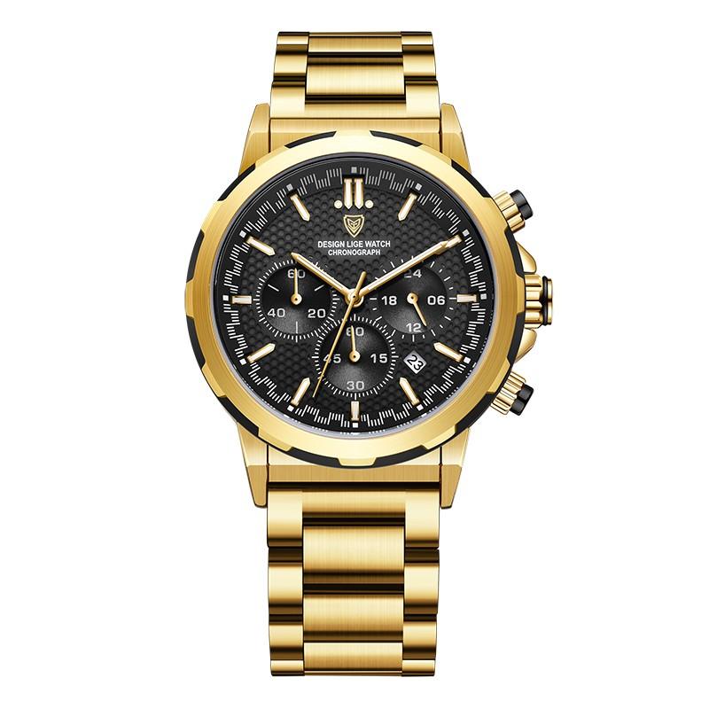 Mens Watches Top Brand Luxury Military Quartz Watch For Men Fashion Silicone Waterproof Chronograph Clock Male Montre Homme