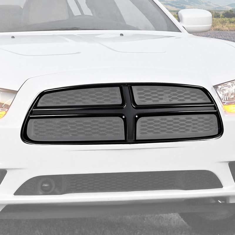 Car Front Hood Air Inlet Grille Ring Cover Protective Sticker For Dodge Charger 2011-2014 Car Accessories