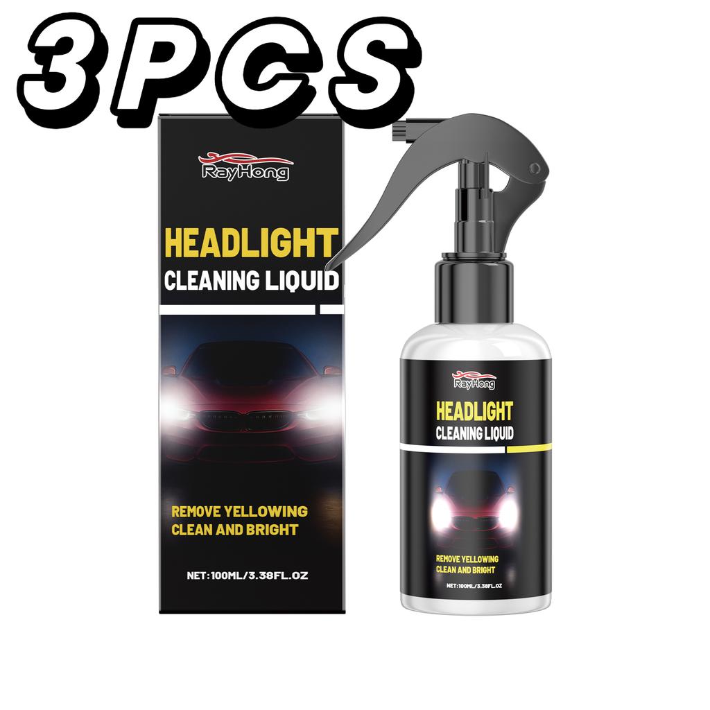 Car Headlight Polishing Spray Auto Headlamp Scratch Repair Stains Removal Cleansing Renovation Restoration Liquid Car Care