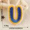 A-Z Embroidery Sticker Cartoon Original English Patch Clothing Accessories Badge Accessories Ironing < Unk > < Unk > Wappen Cloth Sticker