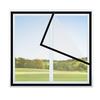 Nano Mesh Home Window Screen with Tape - Invisible, Self-Install, Encrypted, Hole-Free Mosquito Net