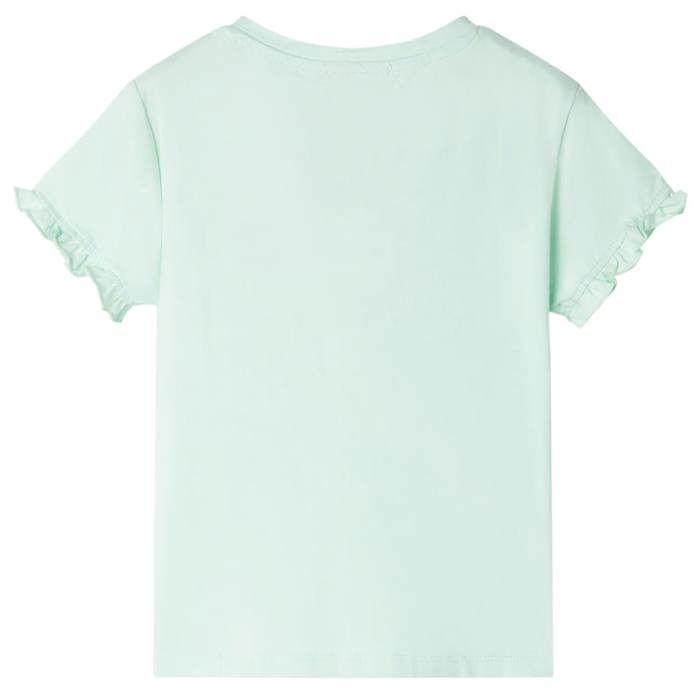 T-shirt enfants menthe clair 92/104/116/128/140