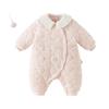 DAVE & BELLA Baby Girls' Padded Chinese-Style Winter Romper
