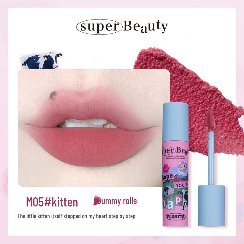 FLORTTE/Flower Knows Lilia Pudding Lip Cream: Matte, Transfer-Resistant Lip Glaze