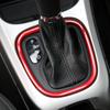Central Console Gear Shift Frame Cover 1* For Jeep Compass 2017- Bright Red