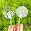10 Stücke Blanko Kunststoff Transparent Fans Kinder Diy Kunst Fan Hochzeit Geburtstag Party Zurück Geschenke Freundin Freund Kreative Geschenke