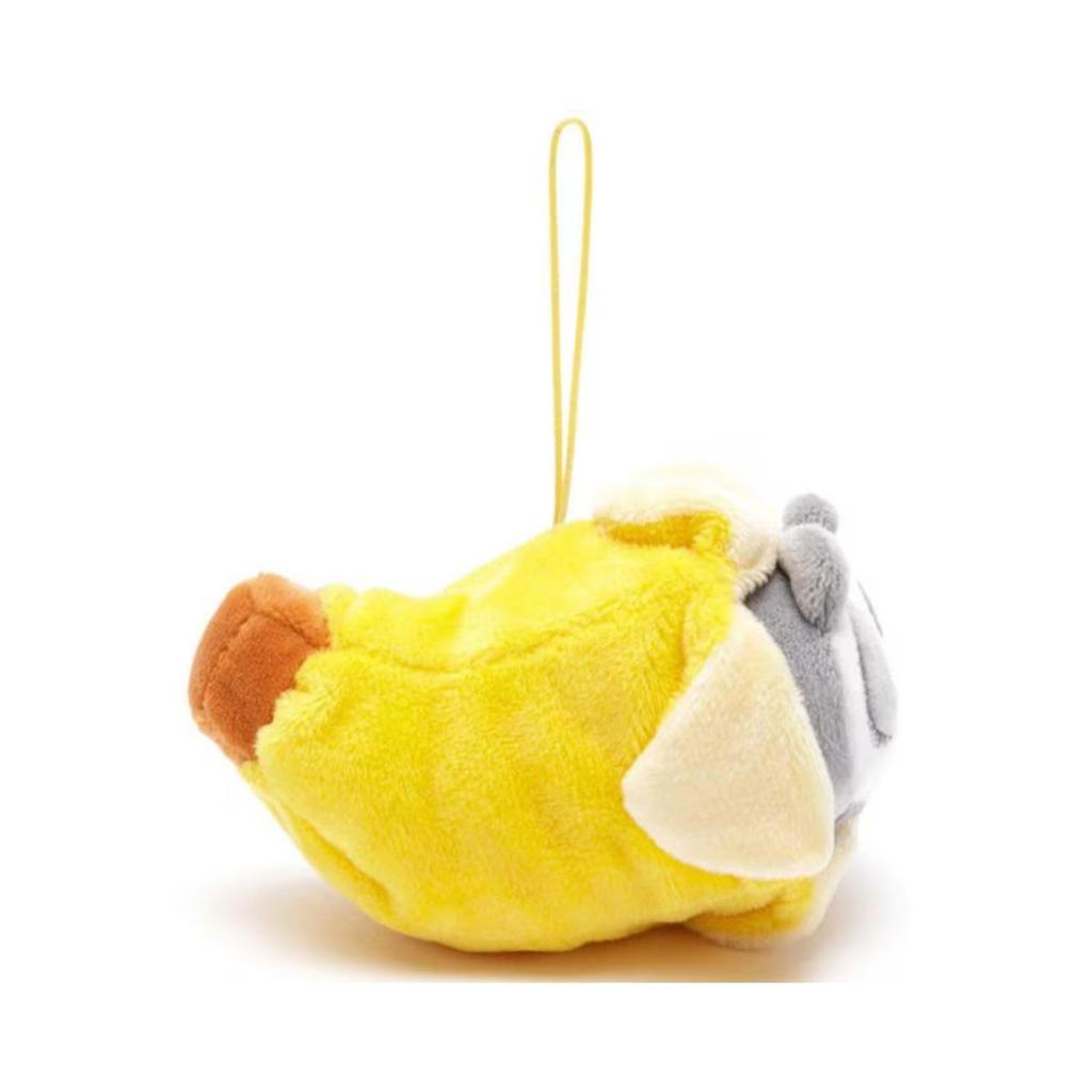 IRIS RAIN ANIROLLZ Basic Series Banana Panda Plush 7x6x9cm Strap, (ANI-PD-PK)