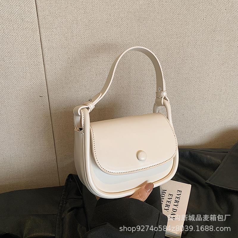 

Fashion popular small bag women s 2025 new trendy small fresh women s shoulder bag foreign style underarm crossbody saddle bag