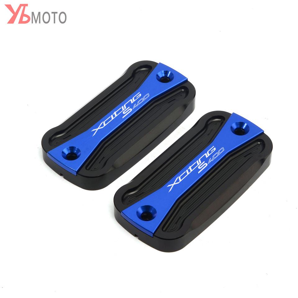 For KYMCO XCITINGS400 XCITING S 400 2017 2018  Motorcycle Accessories Brake Fluid Reservoir Cover Tank Oil