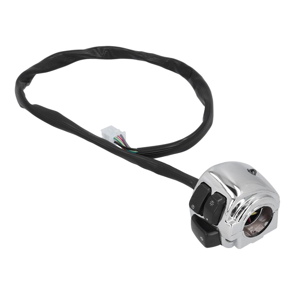 2pcs 1in Motorcycle Handlebar   Headlamp Turn Signal Horn Gear Control Button  