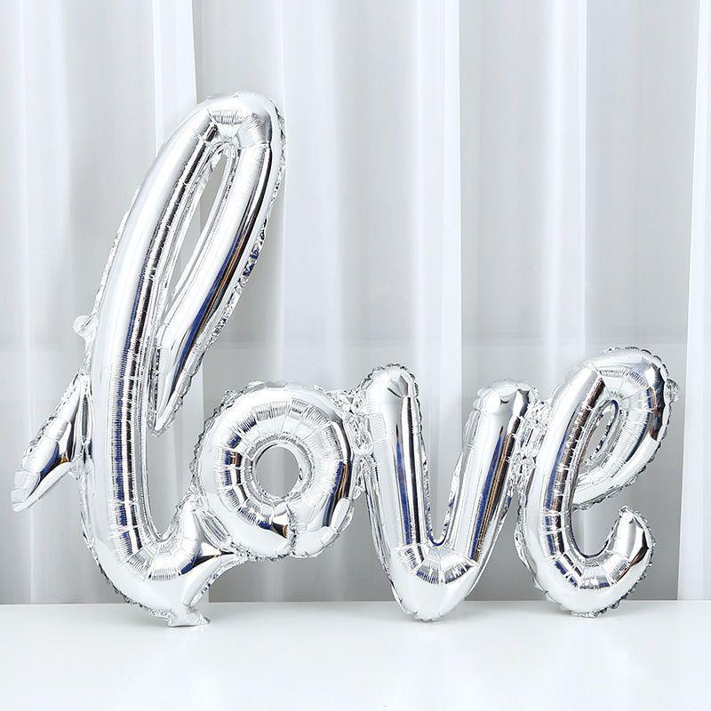 Valentine's Day Love Background Wall Decoration Aluminum Film Balloon Love Balloon Bear Balloon
