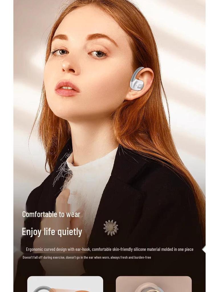 Monster AC317 Open-Ear Bluetooth Headphones: Ear-Hook Style, Noise Cancelling, Superior Sound, Extended Battery Life