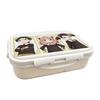 Anime Cartoon Spy X Family Printed Wheat Straw Lunch Box