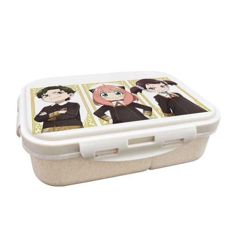 

Anime Cartoon Spy X Family Printed Wheat Straw Lunch Box