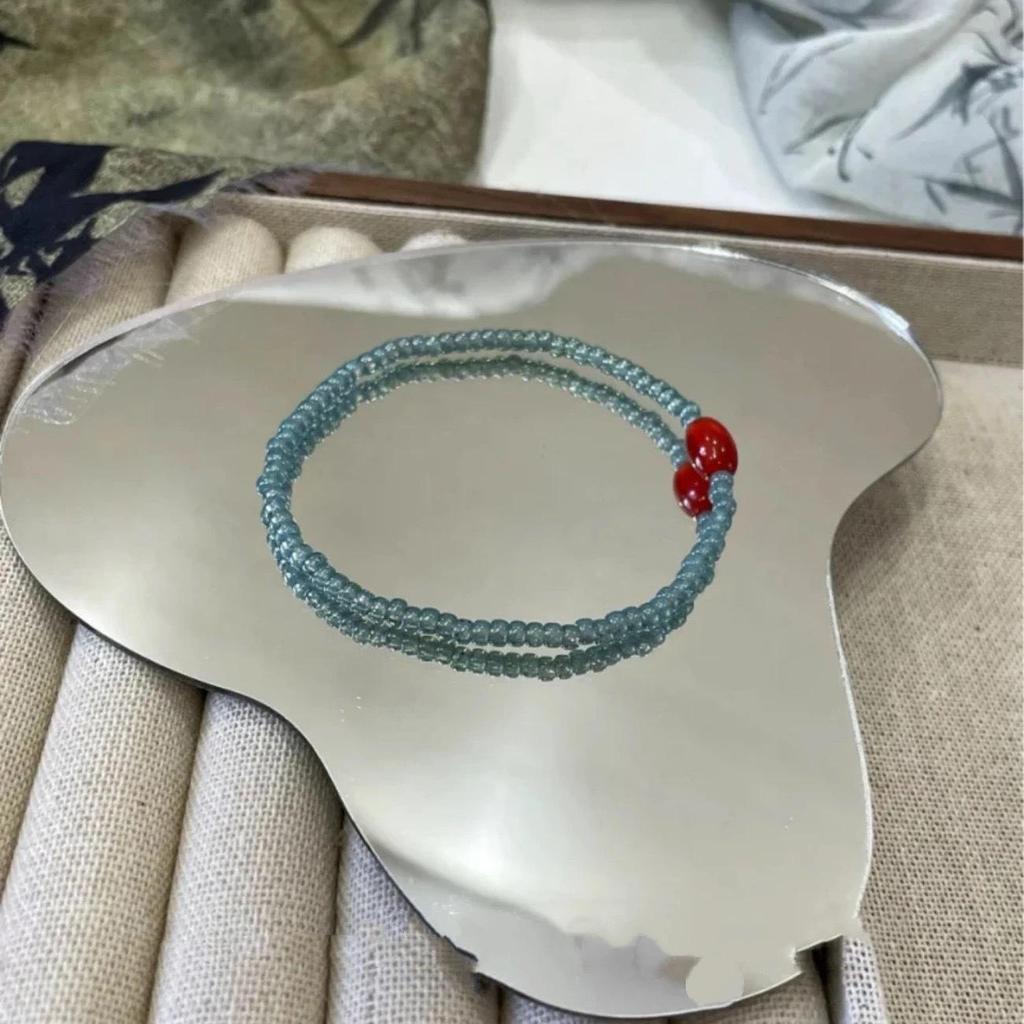 Retro Chinese Cat's Eye Stone Bracelet: Elegant Women's Beaded Jewelry