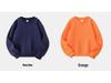 Customizable Kids' Solid Color Sweatshirt - Autumn Style Loopback Baby & Children's Wear