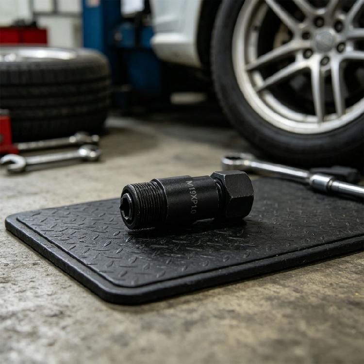 Threaded Service Puller Tool for Motorcycle Repair, Steel Removal Support with Drive Body, Maintenance Coverage, and Controlled Part Handling