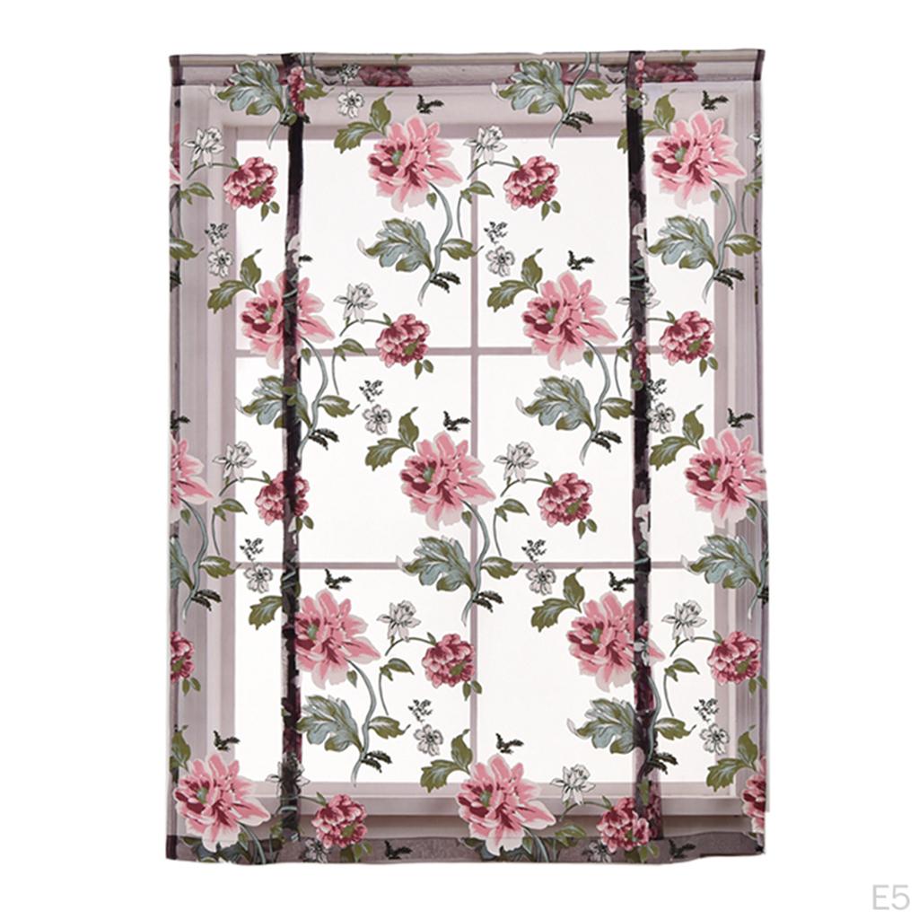 Balcony Curtain Window Treatments Roman Styles 5 Sizes Shade