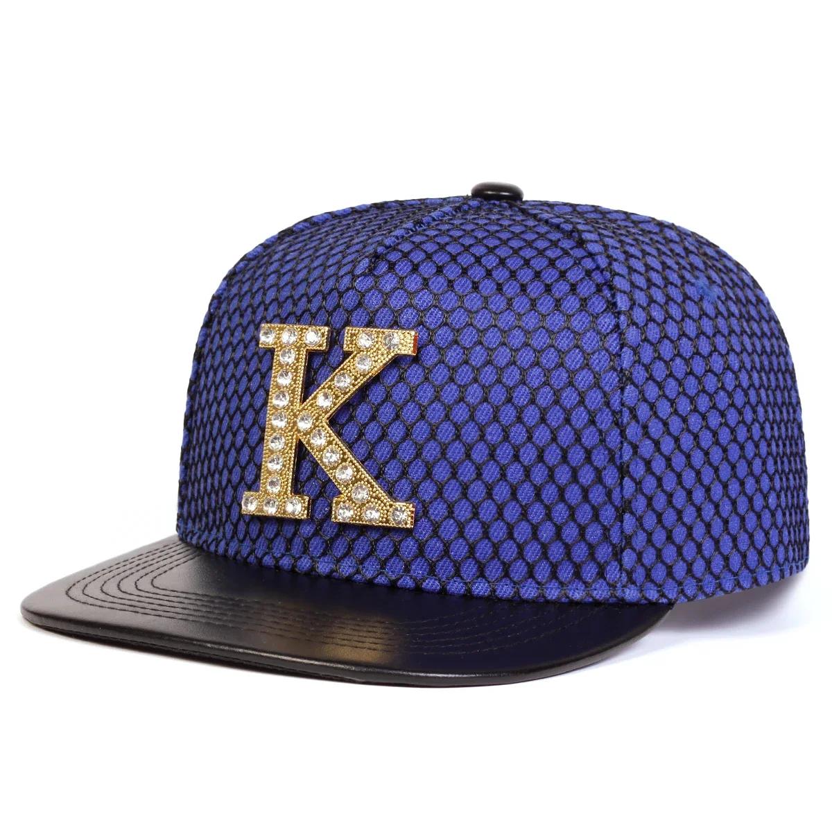 

Unisex K Letter Label Hip-Hop Hats Fashion Spring Autumn Outdoor Adjustable Casual Baseball Caps Sunscreen Hat